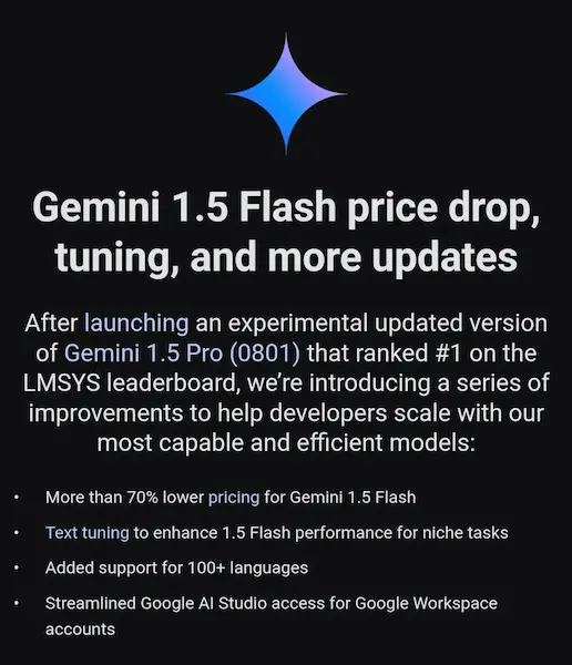 Gemini 1.5 Flash di Google