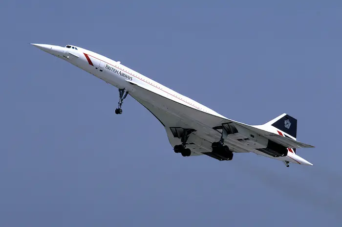 Concorde della British Airways nel 1986 (Wikipedia)